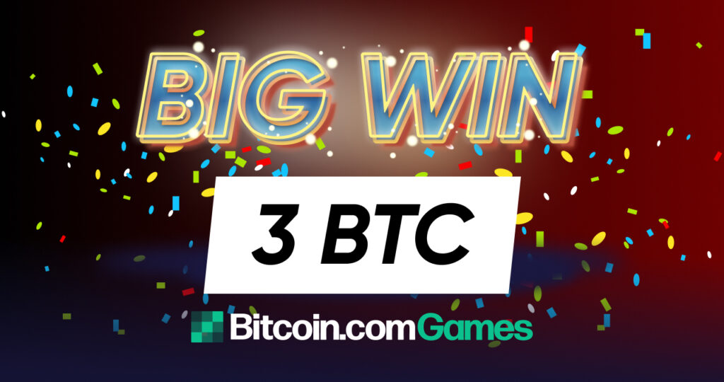 Lucky Player Wins A Second 5,000x Jackpot on Bitcoin.com’s Crypto Casino, Bags Another 3 BTC – Promoted Bitcoin News