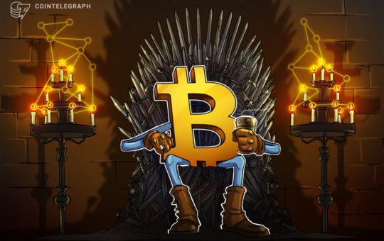 Bitcoin dominance hits new highs, alts fade: Research